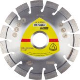 Klingspor diamantschijf DT 600 U 125 x 2.4 x 22 mm 15 segmenten Korte vertanding