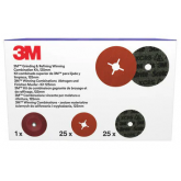 3M Schuur en Finishingset inclusief 125mm 787C K120+ en PN-DH schijf met 1 vlak steunschijf